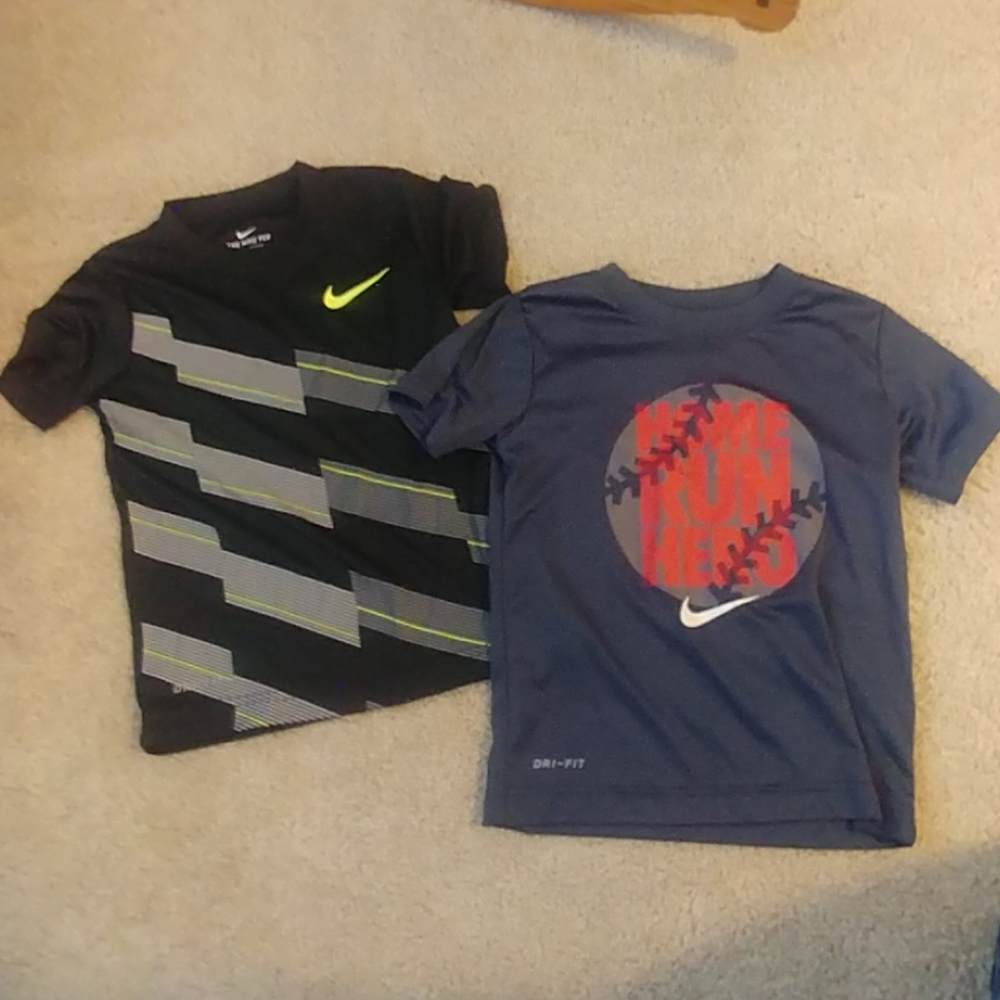 Boys dry fit short sleeves shirts
